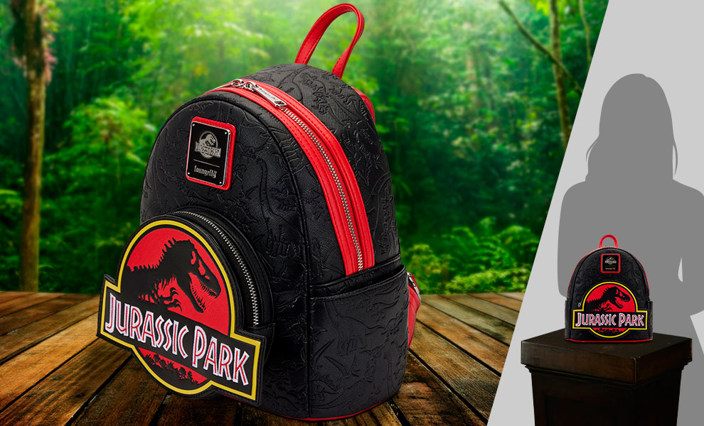 Gallery Feature Image of Jurassic Park Logo Mini Backpack Apparel - Click to open image gallery
