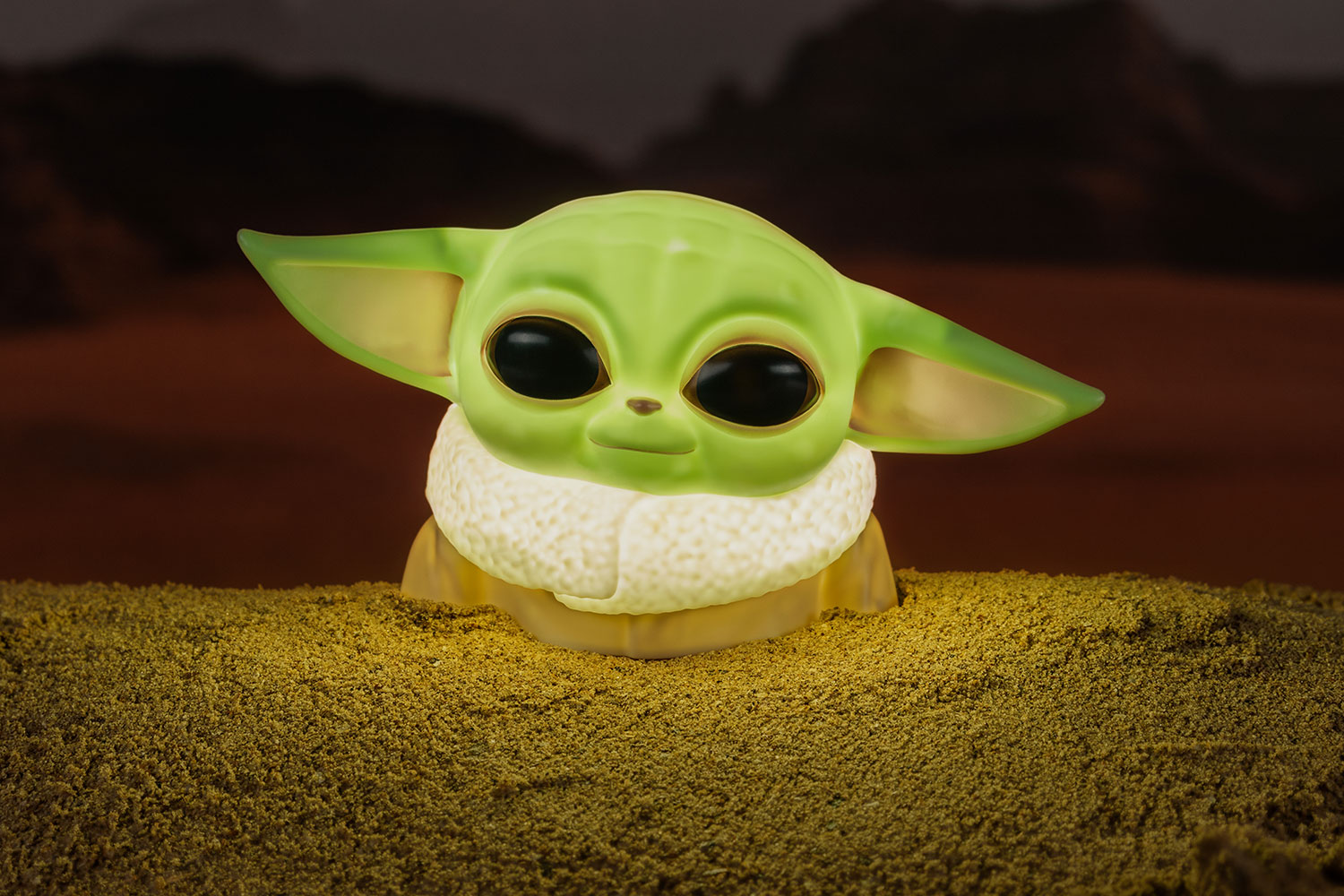 Disney Star Wars LED-Leuchte Yoda-Kopf 3D 