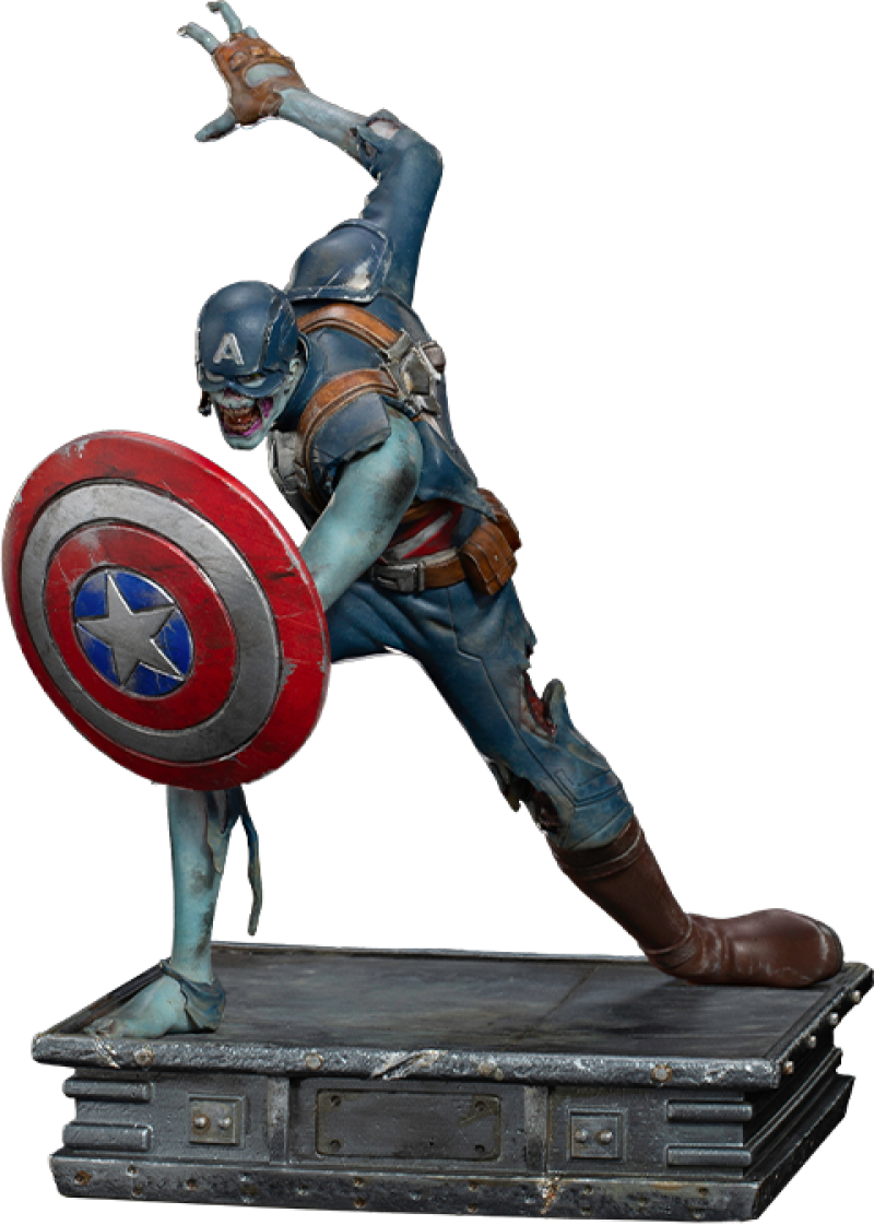 Zombie Captain America 1:10 Scale Statue by Iron Studios