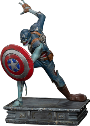 Zombie Captain America 1:10 Scale Statue