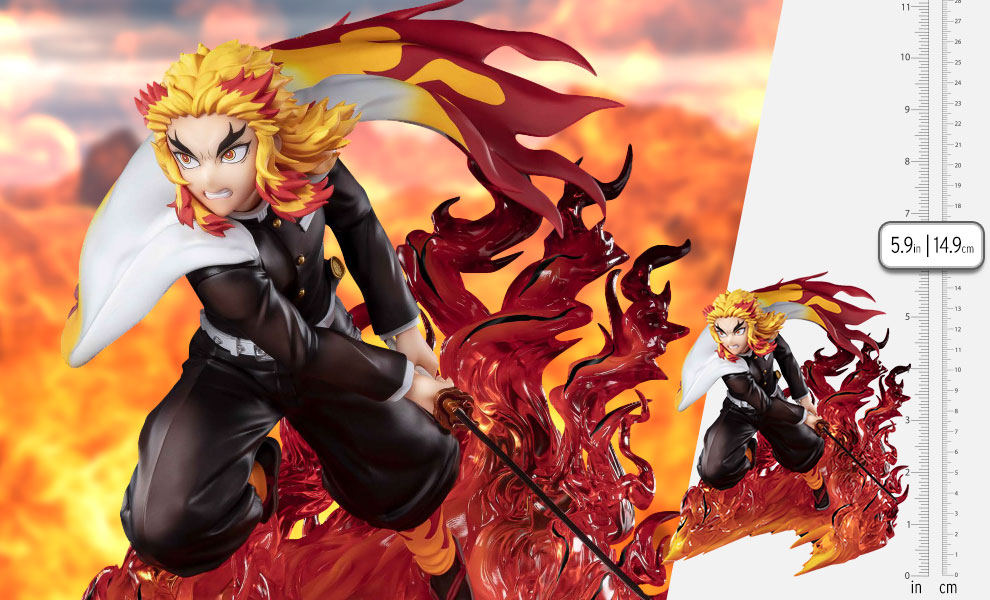 Gallery Feature Image of Kyojuro Rengoku (Flame Hashira) Collectible Figure - Click to open image gallery