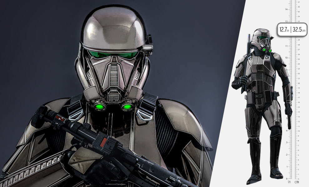 Gallery Feature Image of Death Trooper (Black Chrome) Sixth Scale Figure - Click to open image gallery