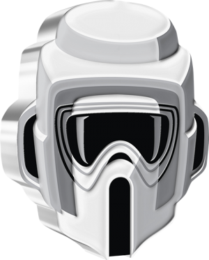 Scout Trooper 1oz Silver Coin Silver Collectible