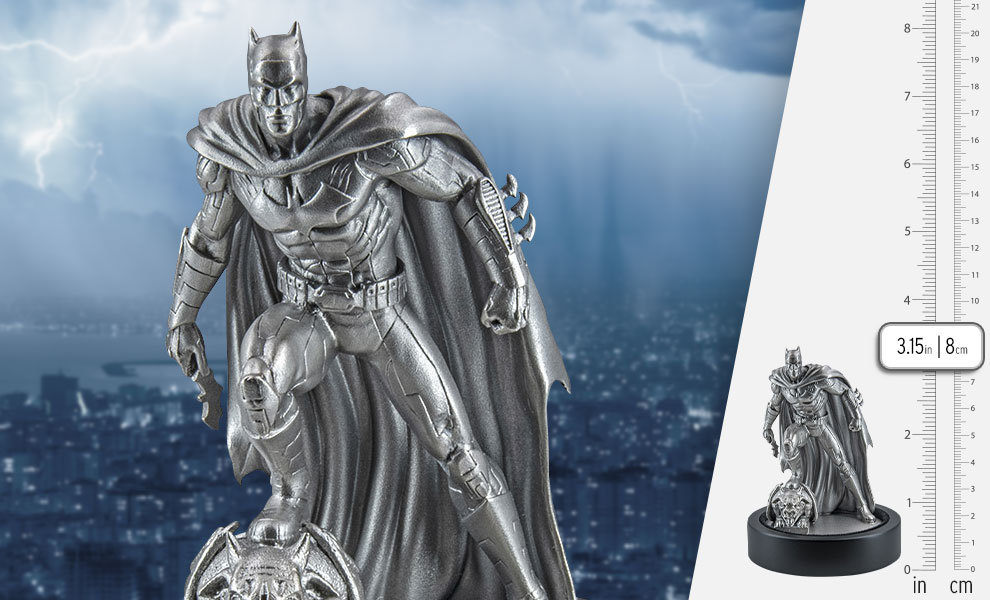 Gallery Feature Image of Batman Silver Miniature Silver Collectible - Click to open image gallery