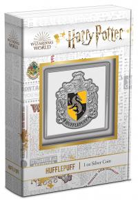 Gallery Image of Hufflepuff House Banner 1oz Silver Coin Silver Collectible