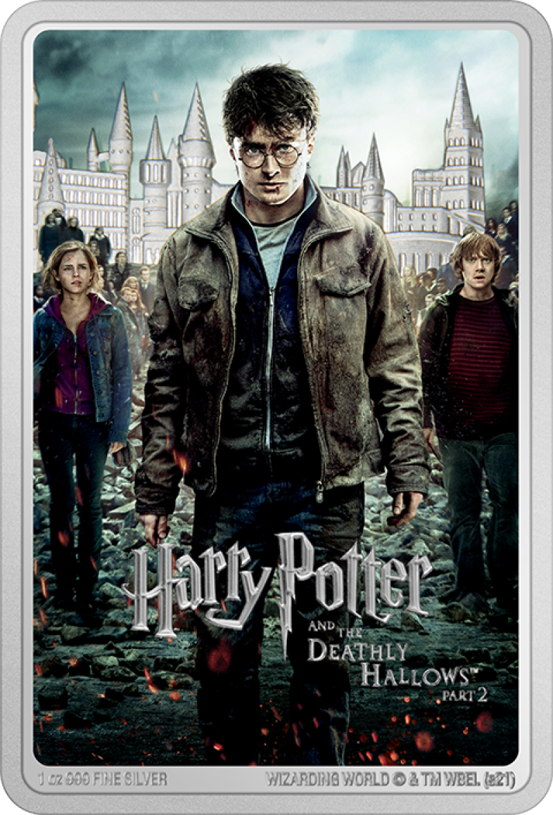 Harry Potter and the Deathly Hallows Part 1™ 1oz Silver Coin Silver Collectible by New Zealand Mint