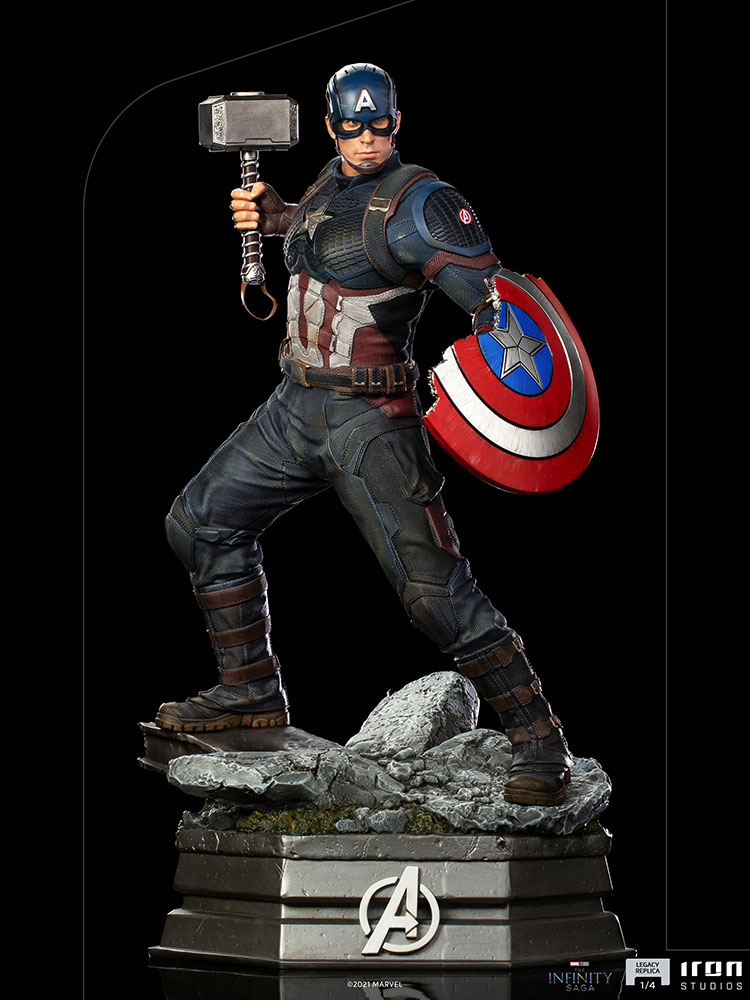 IRON STUDIOS : Avengers: Endgame - Captain America Legacy Replica 1/4 Scale Statue Captain-america__gallery_6169cadcd604d
