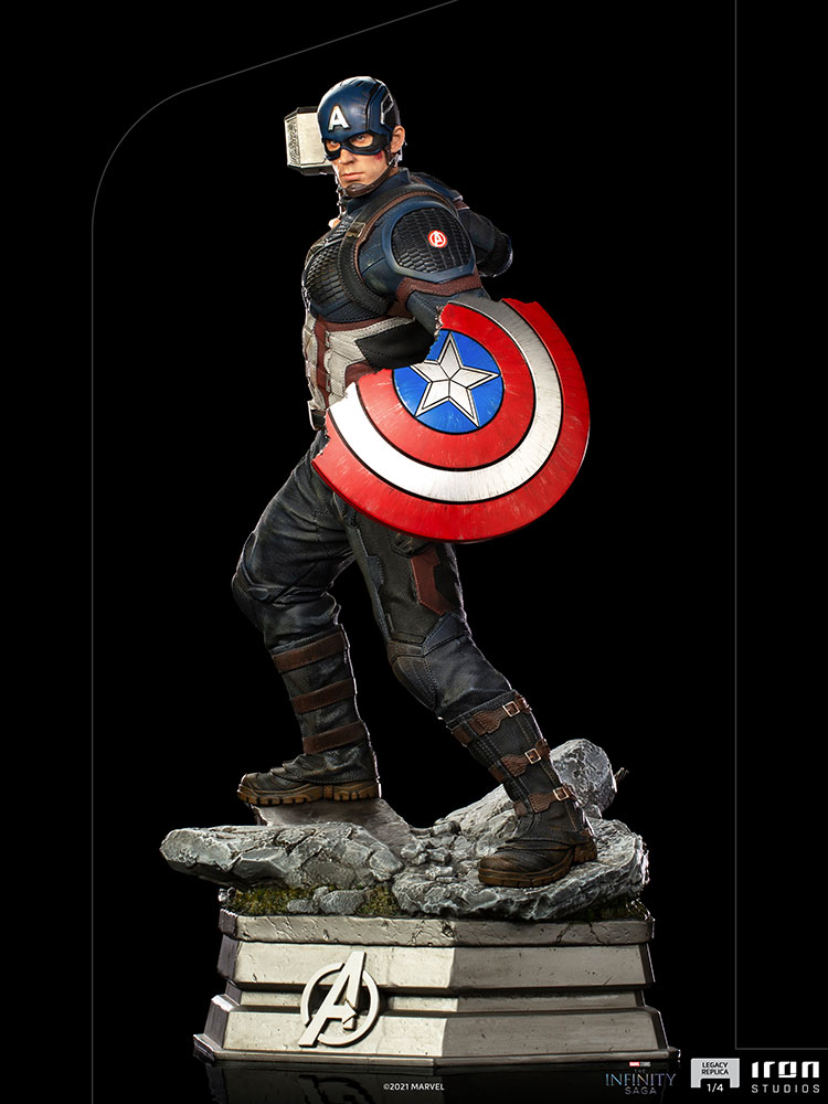 IRON STUDIOS : Avengers: Endgame - Captain America Legacy Replica 1/4 Scale Statue Captain-america__gallery_6169cadd28b59