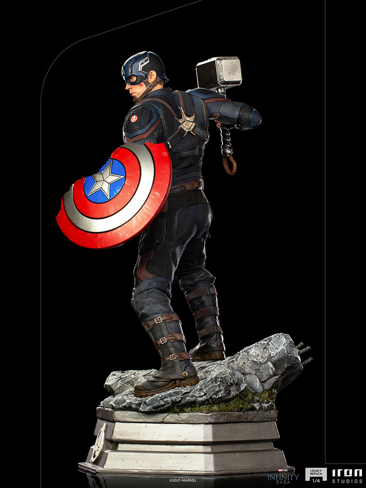 IRON STUDIOS : Avengers: Endgame - Captain America Legacy Replica 1/4 Scale Statue Captain-america__gallery_6169cadd6ca44