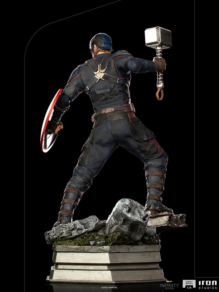 IRON STUDIOS : Avengers: Endgame - Captain America Legacy Replica 1/4 Scale Statue Captain-america__gallery_6169caddafae2