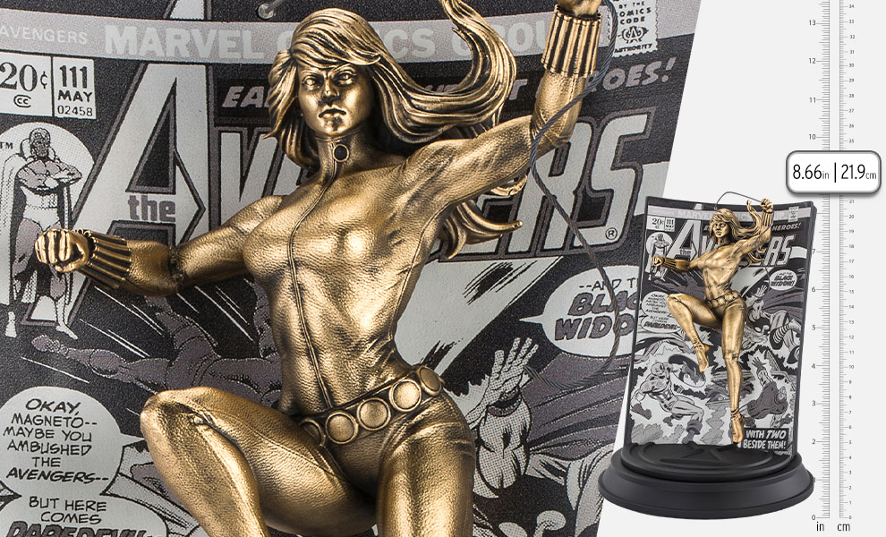 Gallery Feature Image of Black Widow Avengers Volume 1 #111 (Gilt Edition) Pewter Collectible - Click to open image gallery