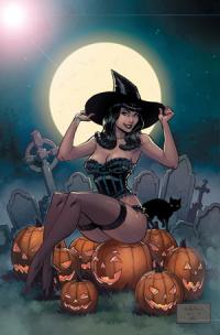 Gallery Image of Bettie Page Halloween Special One-Shot #1 Metal Cover Book