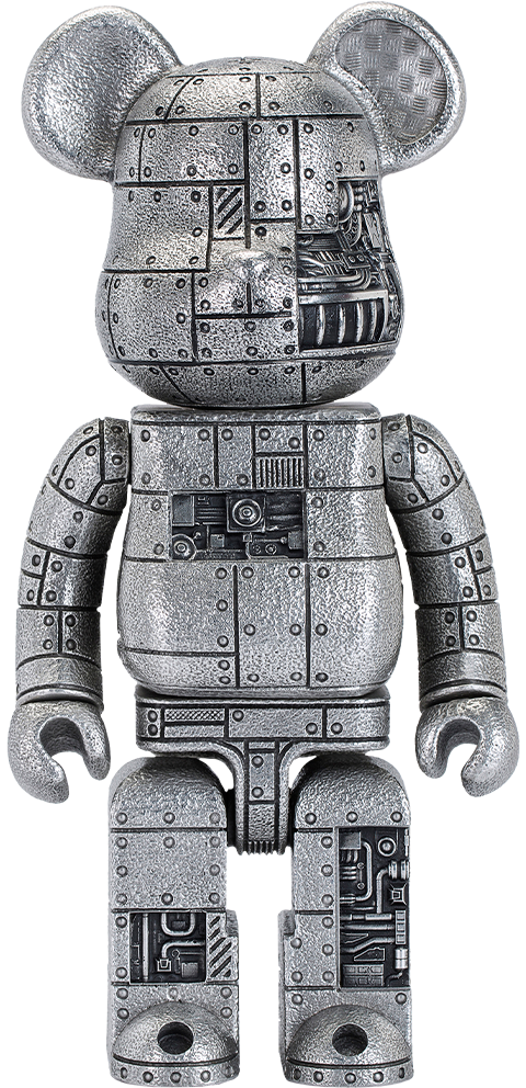 Royal Selangor Steampunk Be@rbrick 400% Iron Bright (Special Edition) Figurine