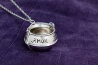 Gallery Image of Hocus Pocus Amok Cauldron Necklace Jewelry