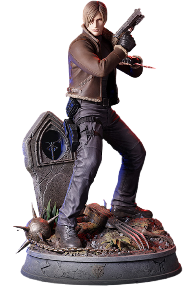 Leon Kennedy Statues by DarkSide Collectibles Studio