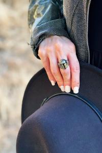 Gallery Image of Mandalorian Helmet Ring Jewelry
