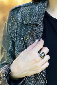 Gallery Image of Mandalorian Helmet Ring Jewelry
