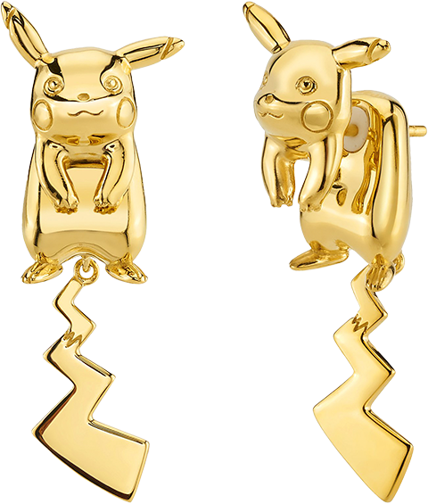 RockLove Pikachu Earrings Jewelry