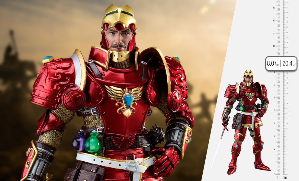 Gallery Feature Image of Medieval Knight Iron Man Action Figure - Click to open image gallery