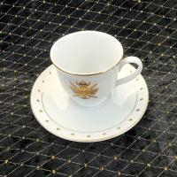 Gallery Image of Castle Grayskull Crest Porcelain Cup & Saucer Set Collectible Drinkware