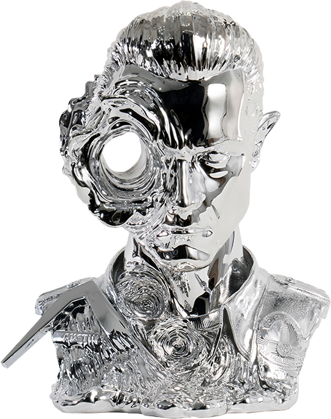 PureArts T-1000 Art Mask (Liquid Metal) Life-Size Bust