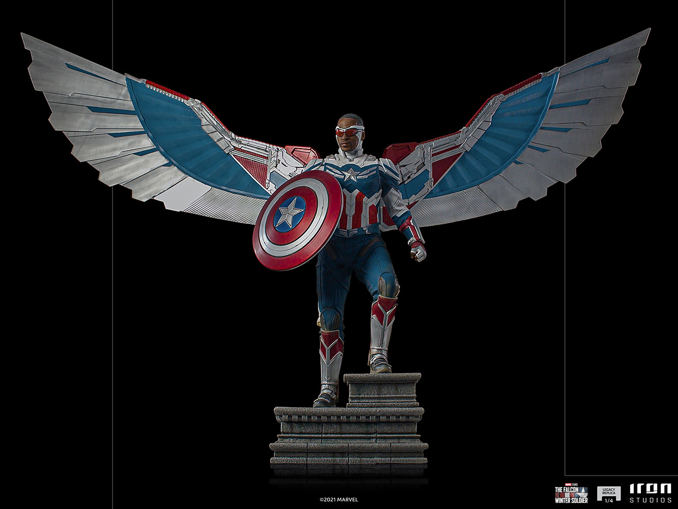 Captain America Sam Wilson (Open Wings Version) Collector Edition - Prototype Shown