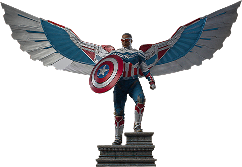 Iron Studios Captain America Sam Wilson (Open Wings Version) Statue