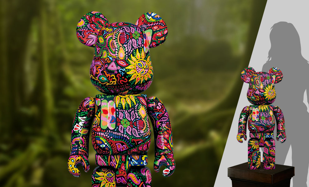 Gallery Feature Image of Be@rbrick Psychedelic Paisley 1000% Bearbrick - Click to open image gallery