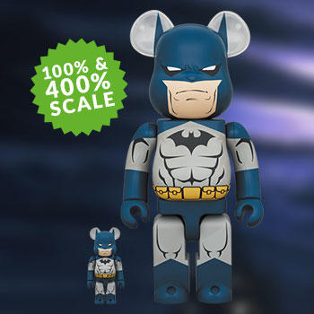 Be@rbrick Batman HUSH Version 100% & 400% Collectible Figure Set