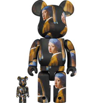 Be@rbrick Johannes Vermeer (Girl with a Pearl Earring) 100% and 400% set Bearbrick