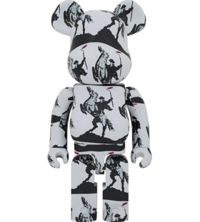 Be@rbrick Dave (Chrome Version) 1000% Collectible Figure by 