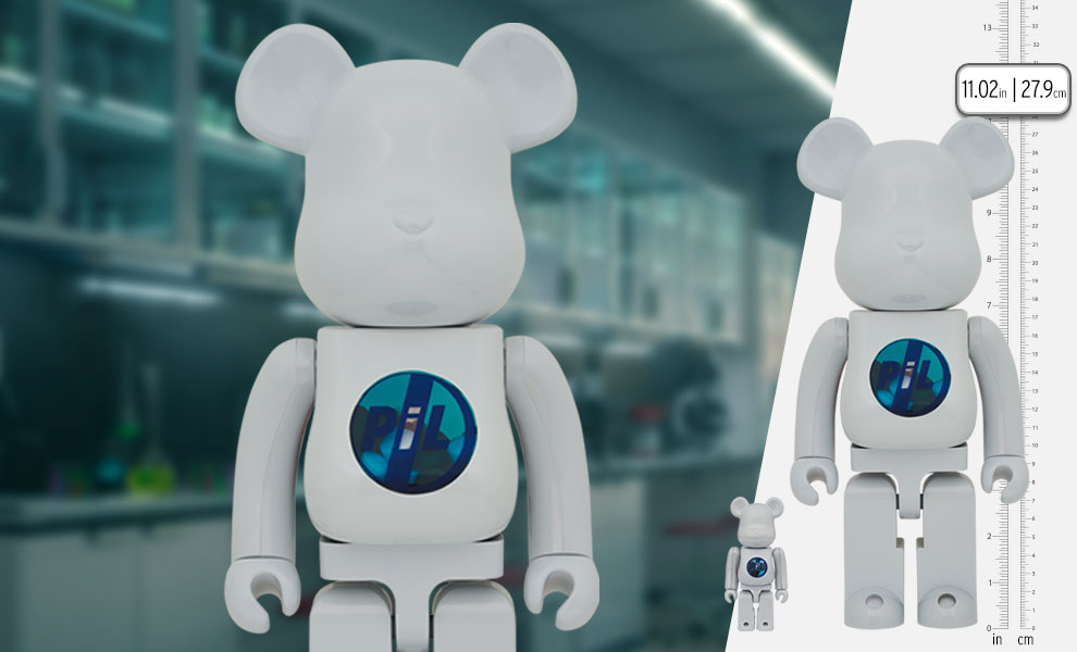 Be@rbrick PiL Chrome Version 100% and 400% set by Medicom