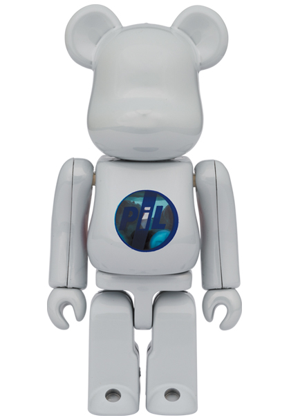 Be@rbrick PiL Chrome Version 100% and 400% set by Medicom Be@rbrick PiL Chrome Version 100% and 400% set by Medicom