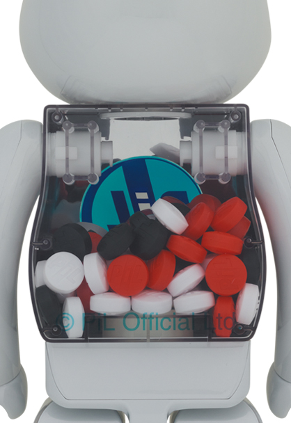 Be@rbrick PiL Chrome Version 100% and 400% set by Medicom Be@rbrick PiL Chrome Version 100% and 400% set by Medicom