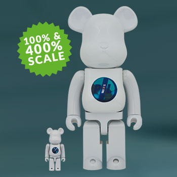 Be@rbrick PiL Chrome Version 100% and 400% set by Medicom