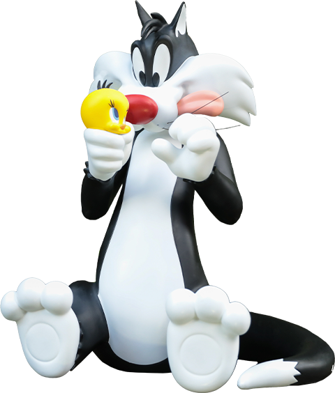 Sylvester Tweety Sweet Pairing Statue By Soap Studio Sideshow Collectibles