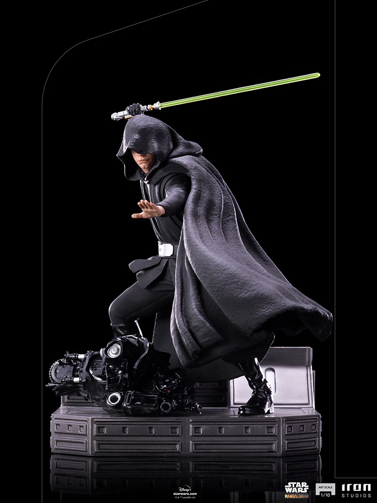 IRON STUDIOS : The Mandalorian - Luke Skywalker (Combat Version) 1/10 Scale Statue Luke-skywalker-combat-version_star-wars_gallery_617b0260303a1
