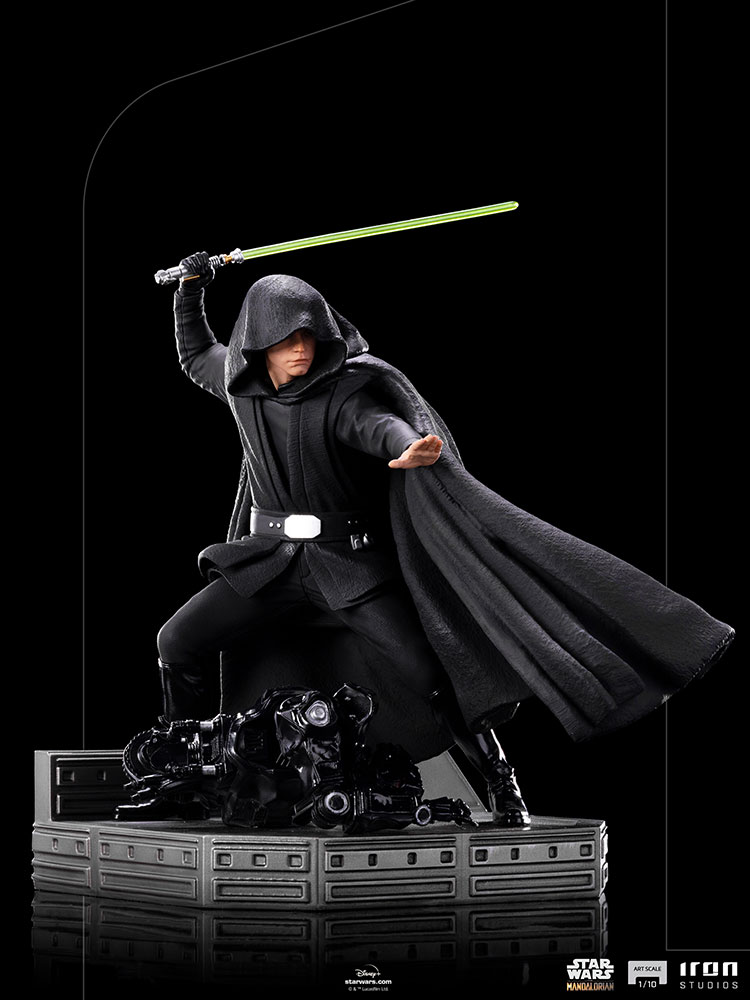 IRON STUDIOS : The Mandalorian - Luke Skywalker (Combat Version) 1/10 Scale Statue Luke-skywalker-combat-version_star-wars_gallery_617b0261c710d