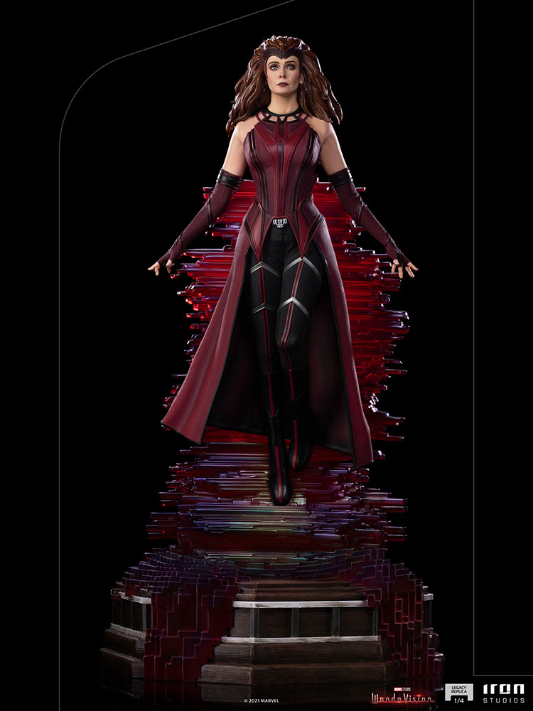 IRON STUDIOS : WandaVision Disney+ TV Series - Scarlet Witch 1/4 Scale Legacy Replica Statue Scarlet-witch_marvel_gallery_617b2d5705759