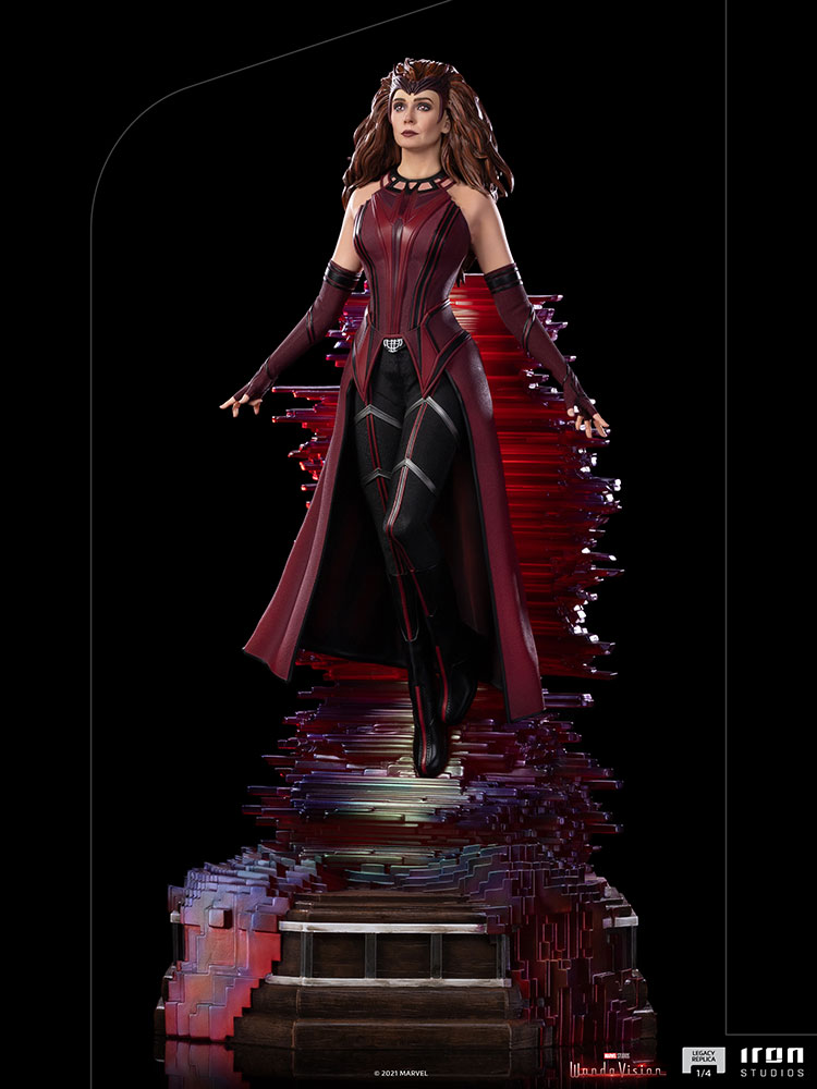 IRON STUDIOS : WandaVision Disney+ TV Series - Scarlet Witch 1/4 Scale Legacy Replica Statue Scarlet-witch_marvel_gallery_617b2d574f2a9