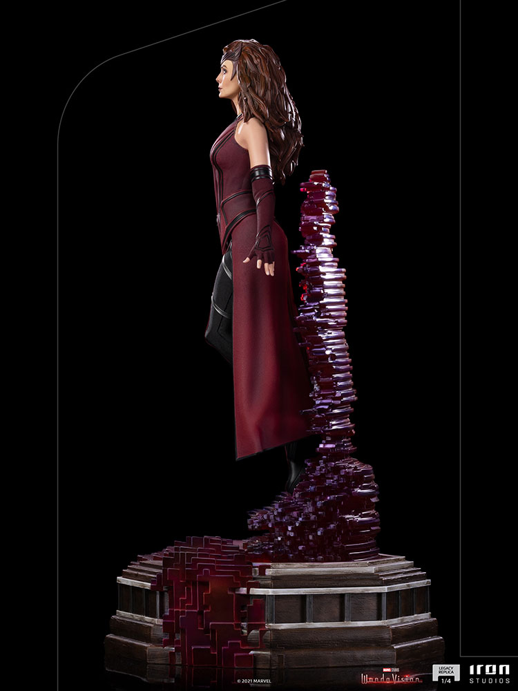 IRON STUDIOS : WandaVision Disney+ TV Series - Scarlet Witch 1/4 Scale Legacy Replica Statue Scarlet-witch_marvel_gallery_617b2d5797430