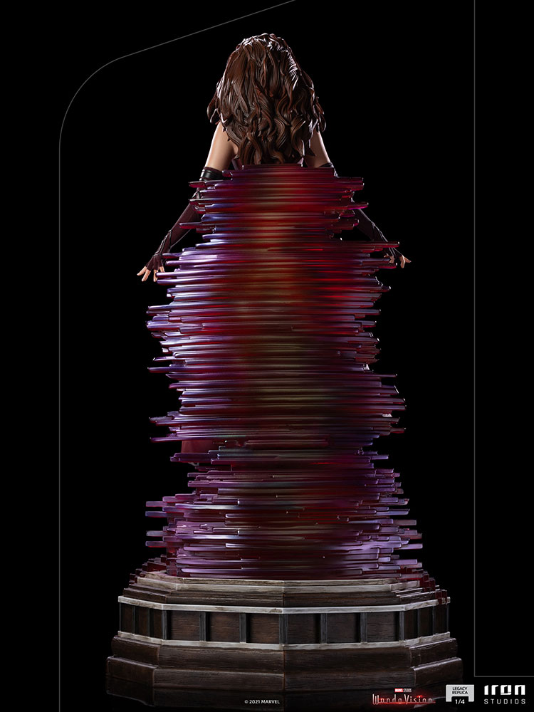 IRON STUDIOS : WandaVision Disney+ TV Series - Scarlet Witch 1/4 Scale Legacy Replica Statue Scarlet-witch_marvel_gallery_617b2d57edd5e