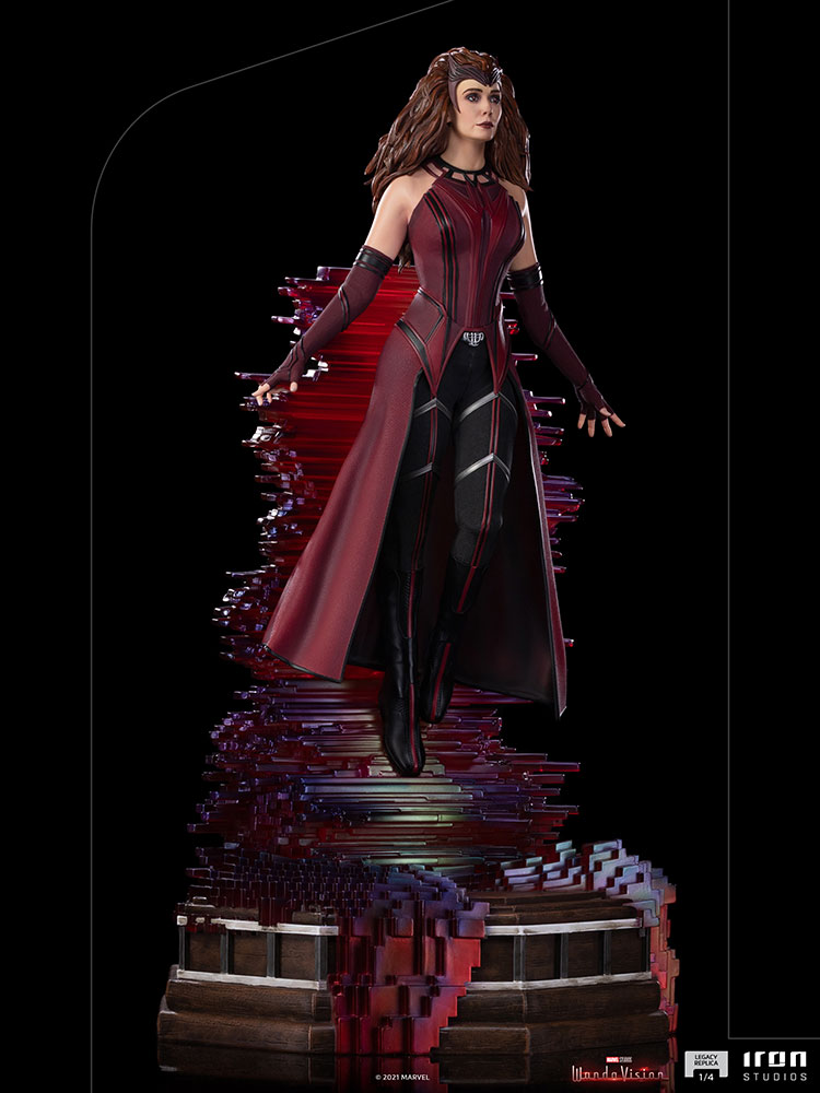 IRON STUDIOS : WandaVision Disney+ TV Series - Scarlet Witch 1/4 Scale Legacy Replica Statue Scarlet-witch_marvel_gallery_617b2d5845339