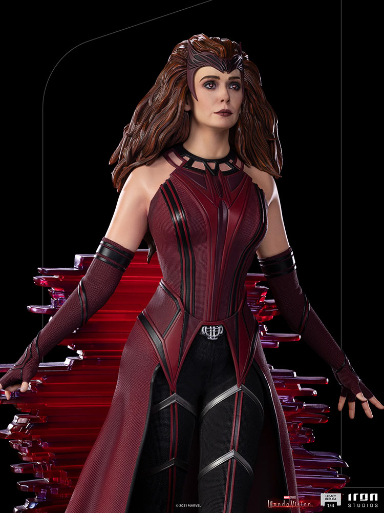 IRON STUDIOS : WandaVision Disney+ TV Series - Scarlet Witch 1/4 Scale Legacy Replica Statue Scarlet-witch_marvel_gallery_617b2d588dadd