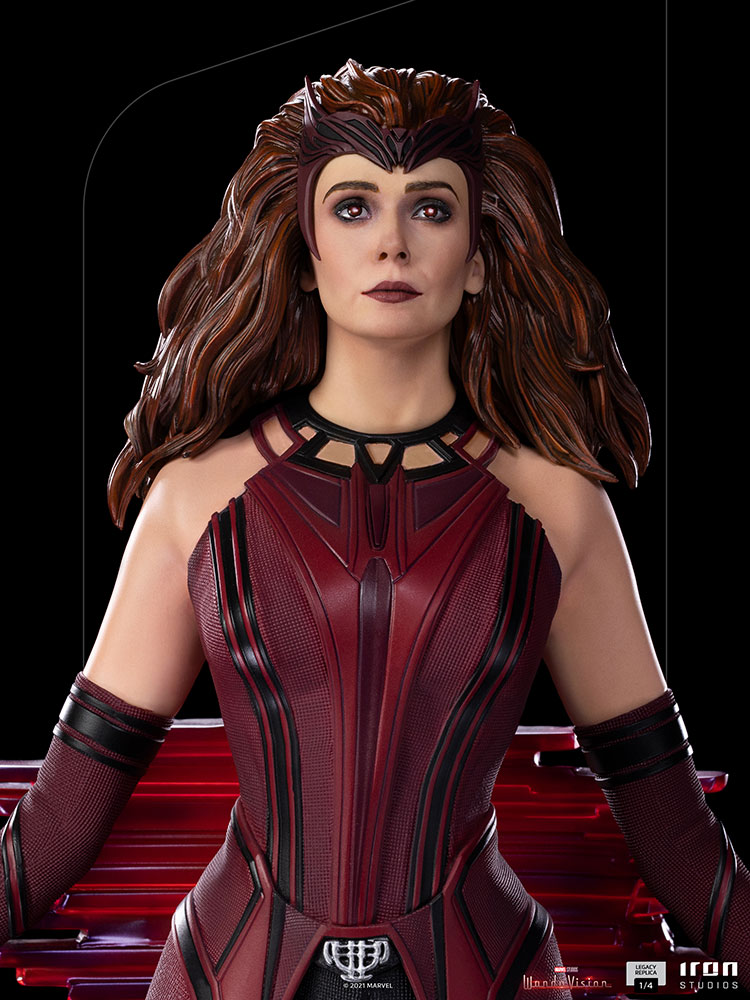 IRON STUDIOS : WandaVision Disney+ TV Series - Scarlet Witch 1/4 Scale Legacy Replica Statue Scarlet-witch_marvel_gallery_617b2d58d7862