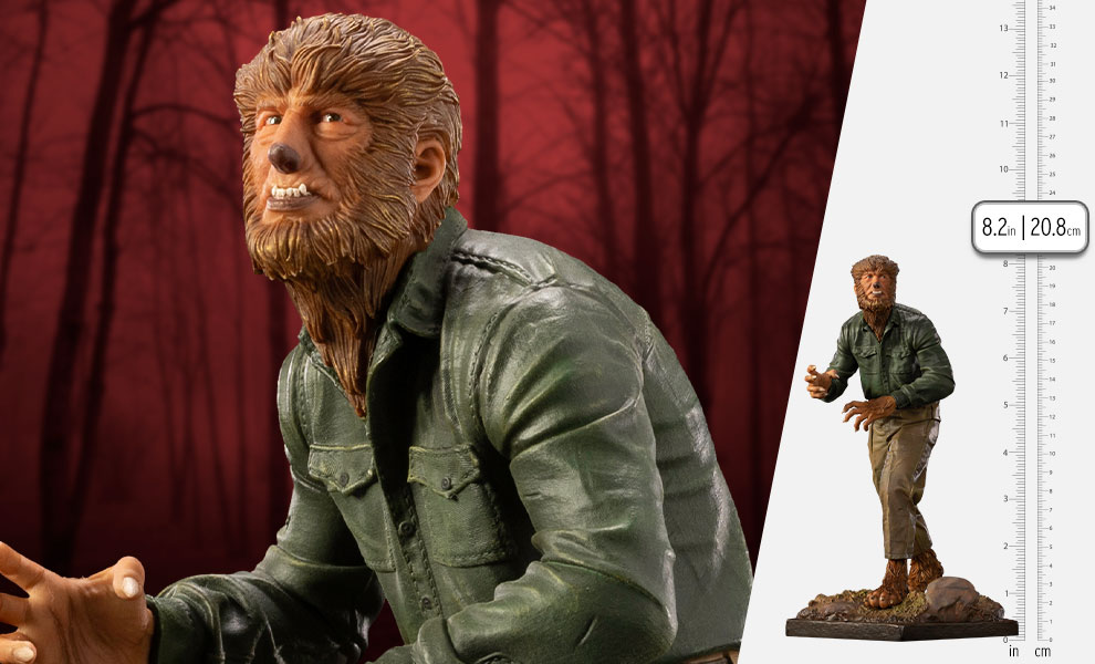 Gallery Feature Image of Wolf Man 1:10 Scale Statue - Click to open image gallery