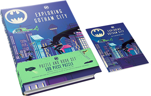 Insight Editions Exploring Gotham City Puzzle and Book Set Box Set