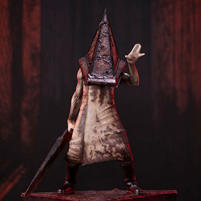 Red Pyramid Thing Statue