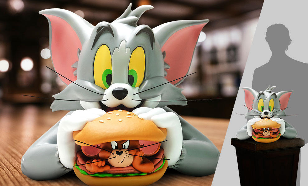 Gallery Feature Image of Tom and Jerry Mega Burger Bust - Click to open image gallery