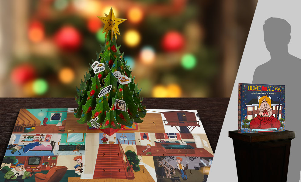 Gallery Feature Image of Home Alone: The Official AAAAAAdvent Calendar Hardcover Pop-Up Book Book - Click to open image gallery